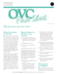 The Justice for All Act
