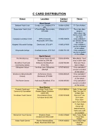 C Card Distribution