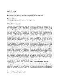 CHAPTER 1 Toolstone Geography and the Larger Lithic Landscape
