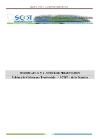 Modification N. 1 - Notice De Presentation