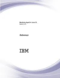 Monitoring Agent for Linux OS Reference Chapter 1