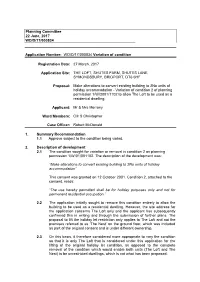 Planning Committee 22 June, 2017 WD/D/17/000834 Application Number