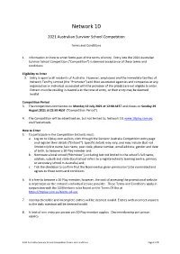 Terms and Conditions