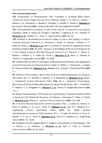 Univ.-Prof. Cristian A. STRASSERT – List of Publications