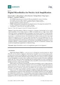 Digital Microfluidics for Nucleic Acid Amplification
