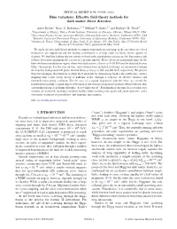 Bino Variations: Effective Field Theory Methods for Dark Matter Direct Detection