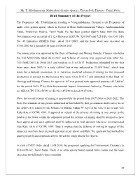 Brief Summary of the Project