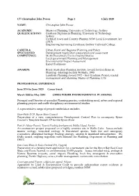 Christopher John Power ACADEMIC QUALIFICATIONS