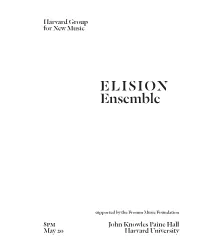 ELISION Ensemble