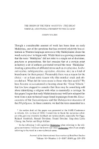 Mahāyāna’ (The Great Vehicle) and Its Relationship to the Āgamas*