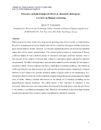 Structure and Photoinduced Effects in Elemental Chalcogens: a Review on Raman Scattering