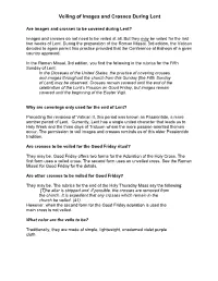 Veiling of Images and Crosses During Lent