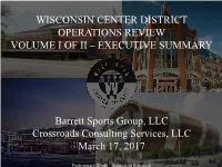 WCD Operations Review – Executive Summary