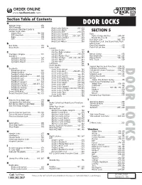 DOOR LOCKS ADA Turnknob