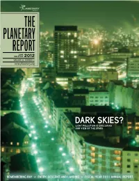 The Planetary Report June Solstice 2012 Volume 32, Number 2