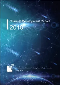 China AI Development Report 2018