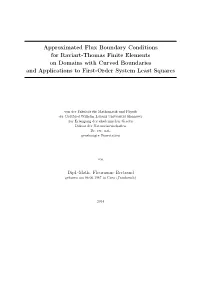 "FOSLS on Curved Boundaries"