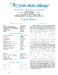 Program Information