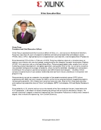 Xilinx Executive Bios