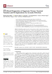 HTS-Based Diagnostics of Sugarcane Viruses: Seasonal Variation and Its Implications for Accurate Detection
