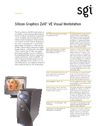 Silicon Graphics Zx10™ VE Visual Workstation