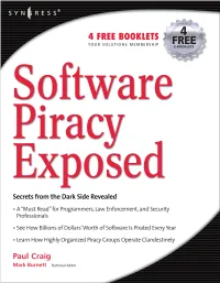 Software Piracy Exposed.Pdf