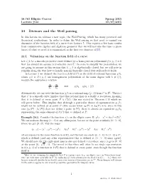 24 Divisors and the Weil Pairing