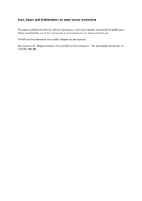 An Open Access Curriculum