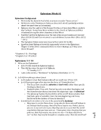Ephesians 00 Complete Notes.Pdf