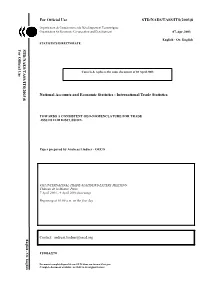 For Official Use STD/NAES/TASS/ITS(2003)8