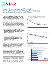 Healthy Timing and Spacing of Pregnancies: a Family Planning Investment Strategy for Accelerating the Pace of Improvements in Child Survival