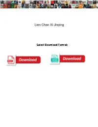 Lien Chan Xi Jinping