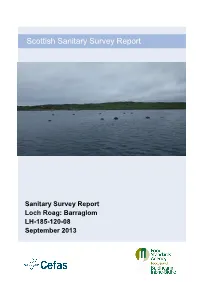 Scottish Sanitary Survey Report