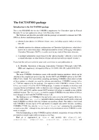 The IACT/ATMO Package