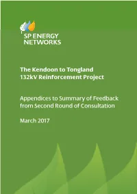 The Kendoon to Tongland 132Kv Reinforcement Project Appendices