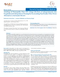 Aetiology of Neuropathic Pain (NP) Along with Role of Gabapentinoids