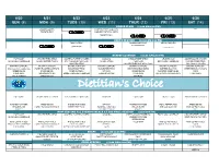 Dietitian's Choice