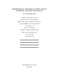Experimental Methods in Permutation Patterns and Bijective Proof