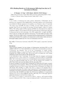 RNA Binding Density on X-Chromosome Differing from That on 22 Autosomes in Human
