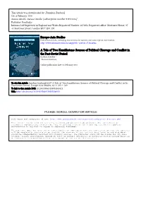 Sources of Political Cleavage and Conflict in the Post-Soviet Period Barbara Junisbai a a Kennan Institute
