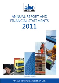 Annual Report and Financial Statements