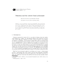 Mutation and the Colored Jones Polynomial
