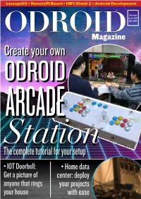 Odroidmagazine Createcreate Youryour Ownown ODROIDODROID ARCADEARCADE