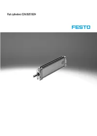 Flat Cylinders EZH/DZF/DZH