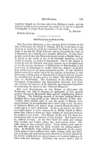 Miscellaneous. 191 Would Be Formed on the Other Side of The
