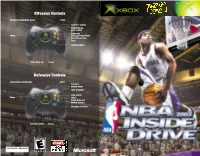 NBA Inside Drive 2002 Disc on the Disc Tray with the Into Controller Expansion Slots As Appropriate