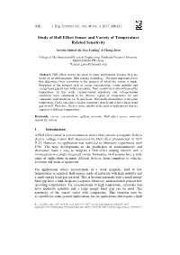 Study of Hall Effect Sensor and Variety of Temperature Related Sensitivity