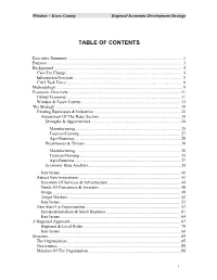 Table of Contents