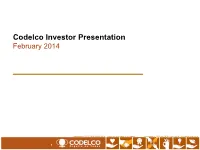 Carta De Codelco