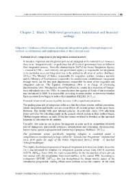 Chapter 2. Block 1. Multi-Level Governance: Institutional and Financial Settings